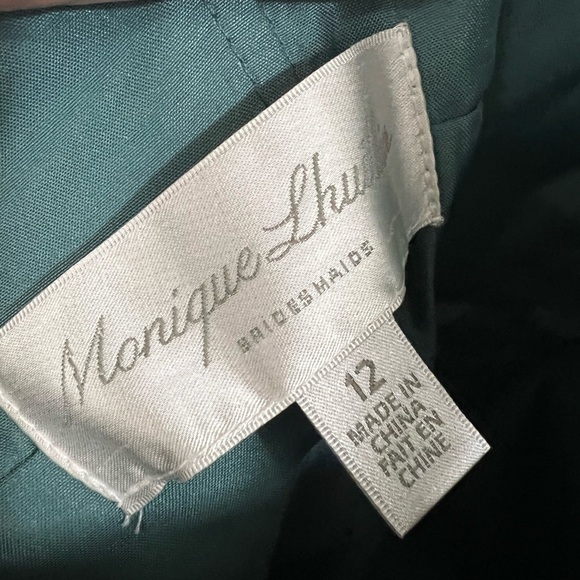 Monique Lhuillier Bridesmaids Tulle Halter Style Gown - size 12 - NWT - Picture 4 of 8